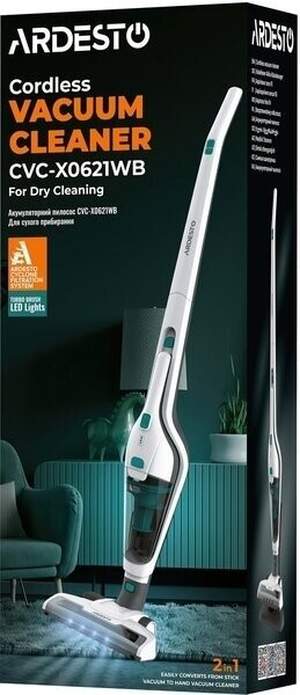 Пилосос вертикальний Ardesto CVC-X0621WB 29 Вт